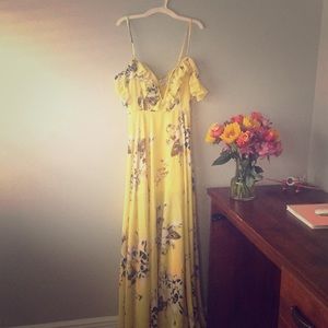 yellow summer dress never worn